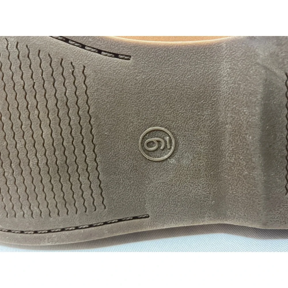 Goodfellow & Co Mens Tan Boat Shoes Casual Moc Toe Loafers Size 9